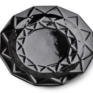 Adel Black Talerz Obiadowy 24cm - Elegancki talerz Lumarko Dodaj do koszyka